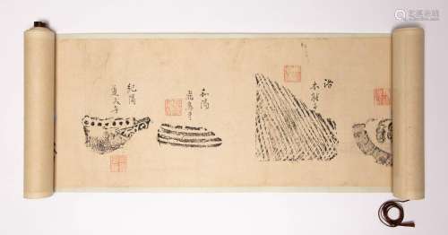 ANONYMOUS MEIJI ERA, 19TH CENTURY Three Japanese makimono (h...