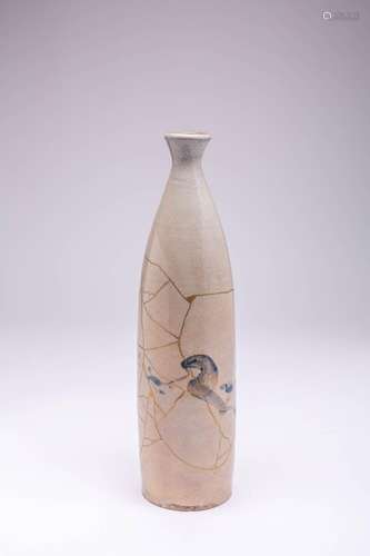 A TALL JAPANESE SAKE BOTTLE, TOKKURI EDO OR MEIJI ERA, 19TH ...