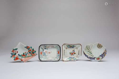 A STUDY COLLECTION OF FOUR JAPANESE POLYCHROME ITEMS EDO AND...