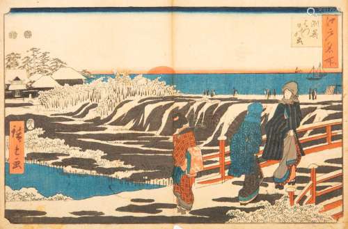 UTAGAWA HIROSHIGE (1797-1858), YASHIKA GAKUTEI (C.1786-1868)...