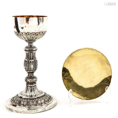 A Silver Gilded Chalice