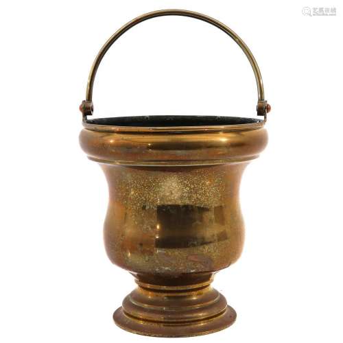 A 19th Century Bronze Holy Water Bucket
