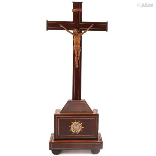 A Crucifix with Cross Relic