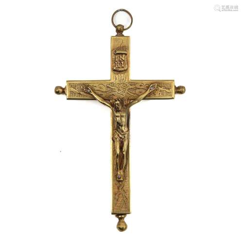 A Relic Cross  Including 5 Relics with Certificate