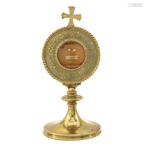 A Relic Holder with Kiss Relic from Saint Francis de Sales