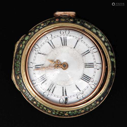 A Gold Pocket Watch Signed Martineau London Circa 1770