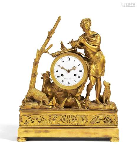 Pendulum clock with Orpheus