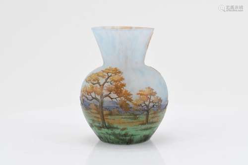 Small vase with landscape