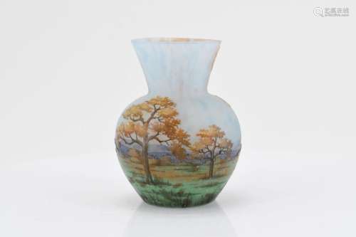 Small vase with landscape