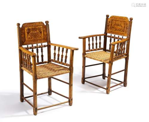 Pair of wedding chairs