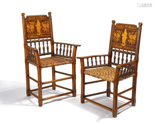 Pair of wedding chairs