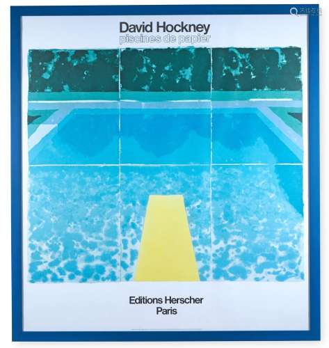 DAVID HOCKNEY (BRITISH B. 1937), PISCINES DE PAPIER