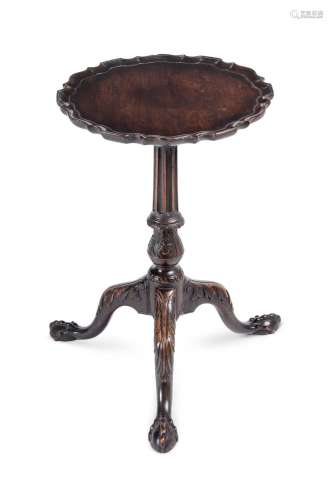 A GEORGE III MAHOGANY WINE TABLE, CIRCA 1760 AND LATER