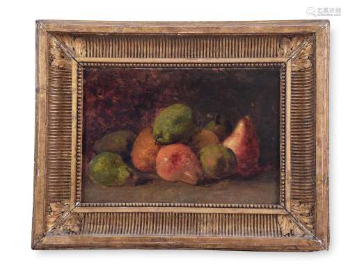 ATTRIBUTED TO JULES DUPRE (FRENCH 1811-1889), A STILL LIFE O...