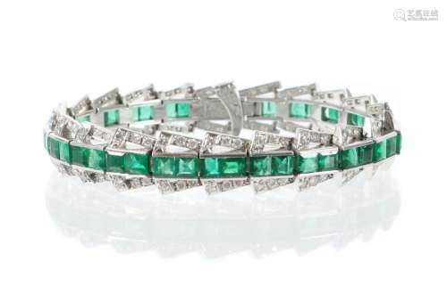 Smaragd-Brillant-Armband Stuttgart