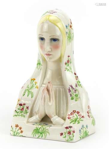 Paola Bologna for Lenci, Italian Art Deco figure of Madonna ...