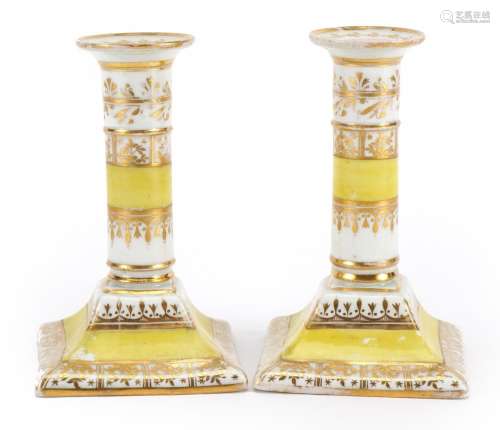 Pair of early 19th century Chamberlains Worcester porcelain ...