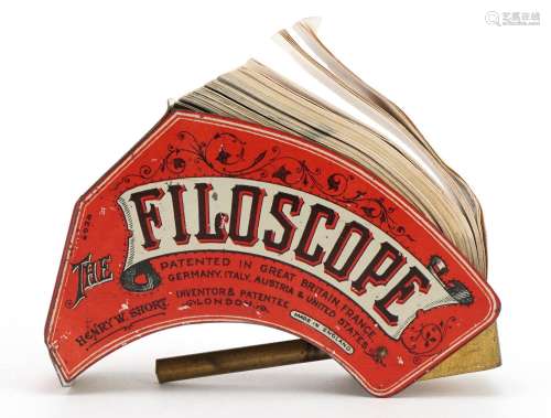 Rare 19th century The Filoscope optical flick book by Henry ...