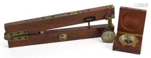 Antique scientific instruments including Doctor Bates Drain ...