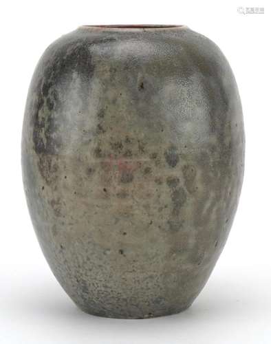 Reginald Wells for Chelsea, studio pottery cauldron vase hav...