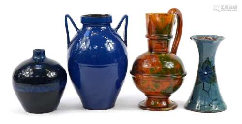 British art pottery comprising Ewenny South Wales and Branna...