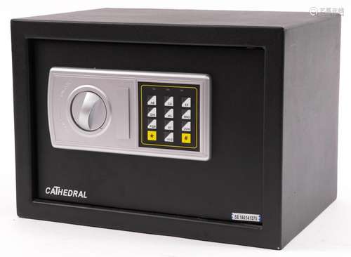 Cathedral digital safe, 25cm H x 35cm W x 25cm D