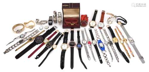 Ladies and gentlemens wristwatches including Rotary