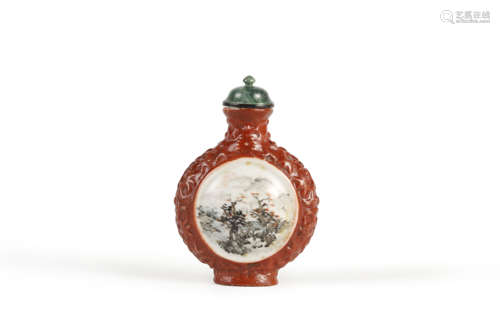 Polychrome Snuff Bottle