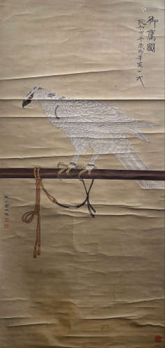 Chinese Eagle Painting, Jin Cheng