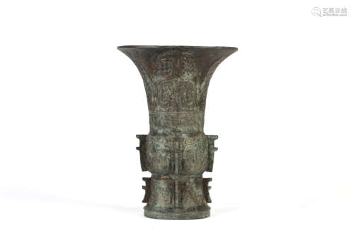 Bronze Gu Vessel