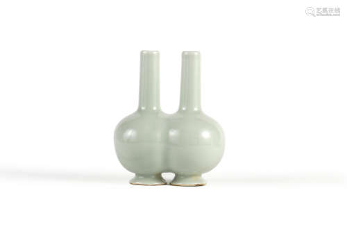 Celadon Twin Bottle Vase