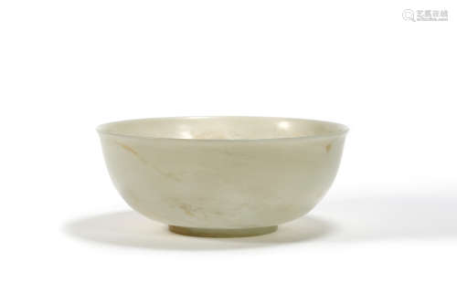 Hindustan Style Hetian Jade Bowl