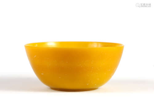 Yellow Glassware Bowl