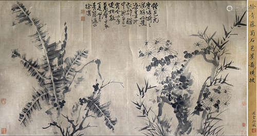 Chinese Flower and Bird Painting on Paper, Xu Wei