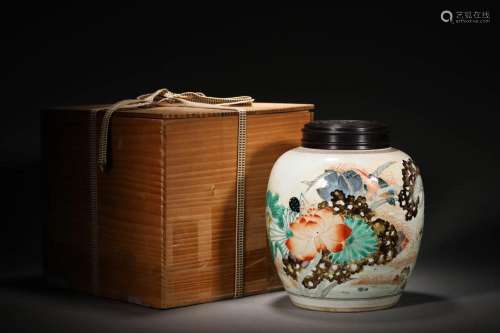 Qing Kangxi:A Wucai Porcelain Jar