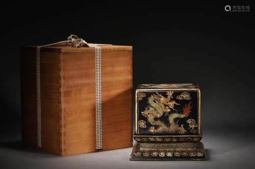 Qing Qianlong:An Imperial Court Lacquer seal box