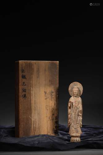 Northern Wei Dynasty:Jade standing Buddha