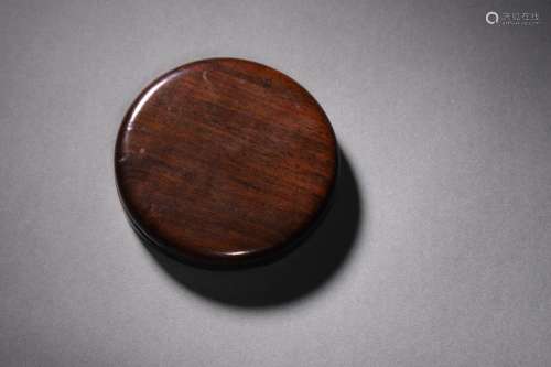 Ming Dynasty:A Round ink stone