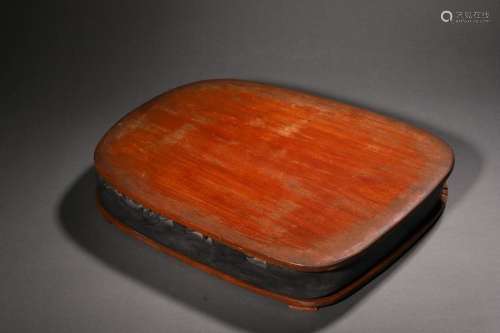 Qing Dynasty:A Large Ink Stone
