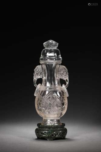 Early Qing Dynasty: A Water Crystal vase