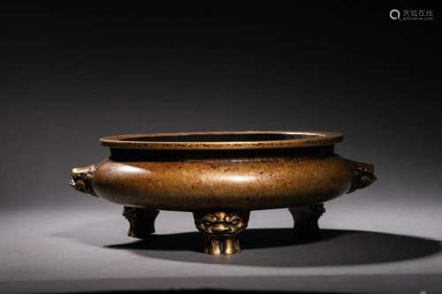 Qing: A Bronze Censer