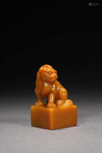 Qing: A Carved Tianhuans Seal