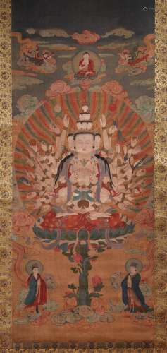 Thousand-hand Guanyin Scroll painting