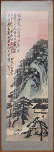 Qi Baishi mark?Chinese Scroll Painting