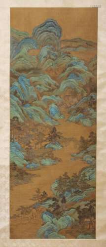 Zhao Boju mark?Chinese Scroll painting