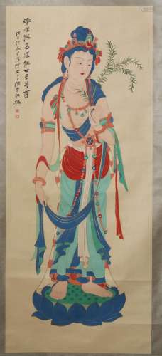 Zhang Daqian mark?Chinese Scroll Painting