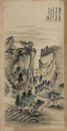 Zhang Daqian mark?Chinese croll Painting