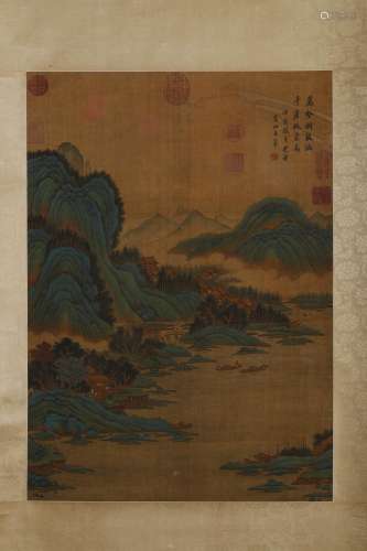 Wang Hui mark?Chinese Scroll Painting