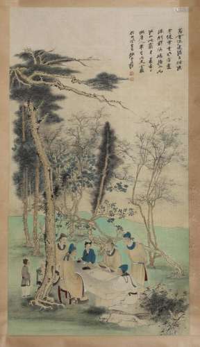 Zhang Daqian mark?Chinese Scroll Painting