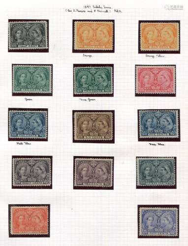 A British Commonwealth stamp collection in five albums and t...